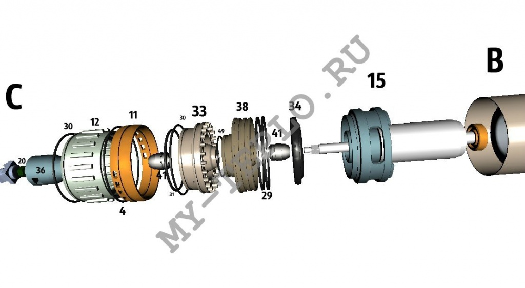 запчасти Джилекс Водомет 55/75