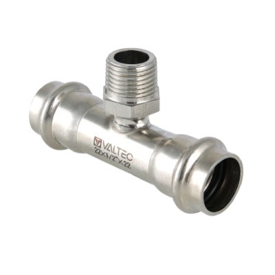 Тройник с нар.р. нерж. сталь 28х3/4 Тройник с нар.р. нерж. сталь 28х3/4