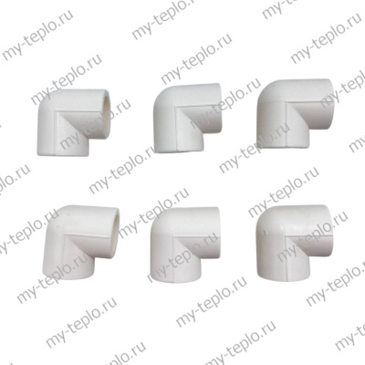 Комплект углов полипропиленовых 90 гр 25 мм 6 штук PPRC Valtec (komplugl9025Val) Комплект углов полипропиленовых 90 гр 25 мм 6 штук PPRC Valtec (komplugl9025Val)