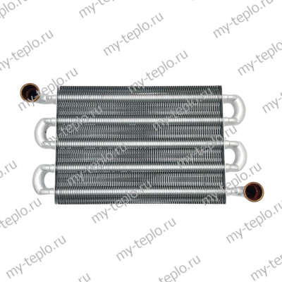 Теплообменник основной для котлов Baxi, аналог 7763973 (MHE-S-5-BF-N-0-Q1-250) Теплообменник основной для котлов Baxi, аналог 7763973 (MHE-S-5-BF-N-0-Q1-250)